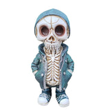 Halloween Cool Skeleton Figurine