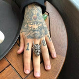 Gothic Monster Skull Ring