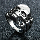 Gothic Hand Skeleton Ring