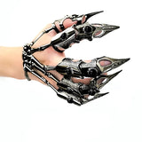 Trendy Skeleton Gothic Five Finger Joint Ring