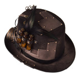 Goth Punk Fedora Bowler Hat