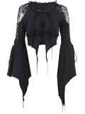 Gothic Flare Sleeve  Women T-Shirt