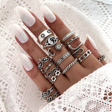 Gothic Skull Finger Rings