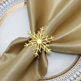 Snowflake Napkin Rings - 6 PCS