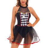 Black Naughty Clown Dress