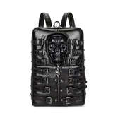 Men Gothic Style Black Travel Backback