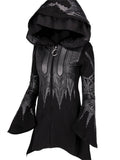 Goth Punk Long Hooded Top