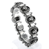 Wolf Head Stainless Steel Bracelet