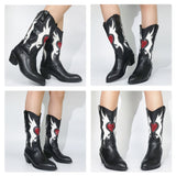 Women Love Heart Mid Calf Boots