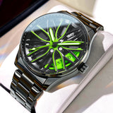 Men's Fashion Wheel Hub Dial Luminous Watch