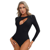 Chest Pads Cutout One-piece Swimsuit