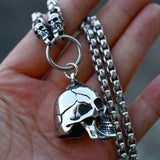 Stainless Steel Skull Men Necklace