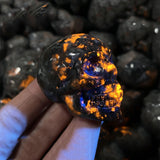 Skull Flame Healing Stone