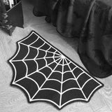 Gothic Black Cobwebs Carpet