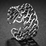 Gothic Hand Skeleton Ring