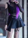 Gothic Fishnet Cut Out Halter Top