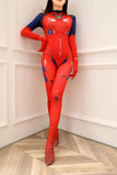 Anime Asuka EVA Cosplay Costume Sexy Bodysuit