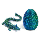 3D Printed Dragon With Egg Fidget Toy