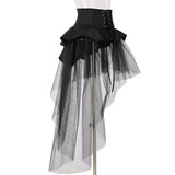 Women Gothic Punk Corset Skirt