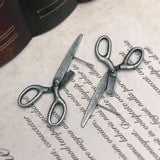 Gothic Scissors Exaggerate Stud Earrings