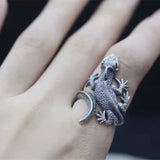 Cute Lizard Open Ring