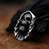 Grim Reaper Skull Pendant Skull Necklace