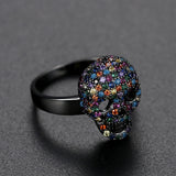 Gothic Skull Night Banquet Ring