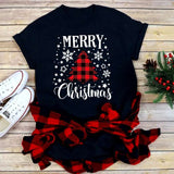 Women's Merry Christmas Graphic T-Shirt