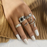 Gothic Skull Finger Rings