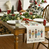 Linen Christmas Table Runner