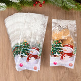 Snowman Cookie Candy Bags