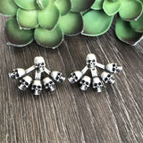 Gothic Multiple Skeleton Earrings