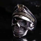 Gothic Men Resizable Skull Ring