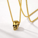 Gothic Men Skull Necklace