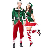 Adult Women Men Santa Claus Costume Set