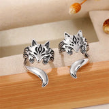 Trendy Fox Shape Clip Earrings