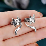 Trendy Fox Shape Clip Earrings