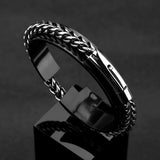 Locomotive Men Punk Rock Bicycle Chain Bracelet