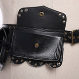 Medieval Viking Leather Utility Hip Bag