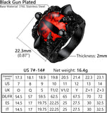 Gothic Dragon Claw Devil Eye Men Ring