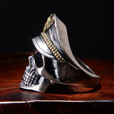 Gothic Men Resizable Skull Ring