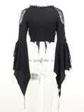 Gothic Flare Sleeve  Women T-Shirt