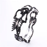 Gothic Stainless Steel Skeleton Bracelet