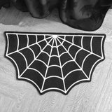 Gothic Black Cobwebs Carpet