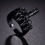 Gothic Hand Skeleton Ring