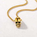 Gothic Men Skull Necklace