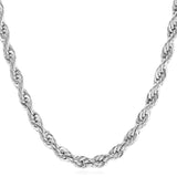 Men Twisted Rope Chain Necklace