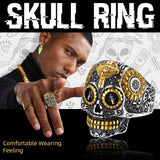 Skull Head Stainless Gothic Rings