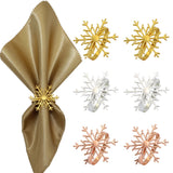 Snowflake Napkin Rings - 6 PCS