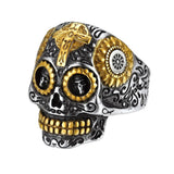 Skull Head Stainless Gothic Rings